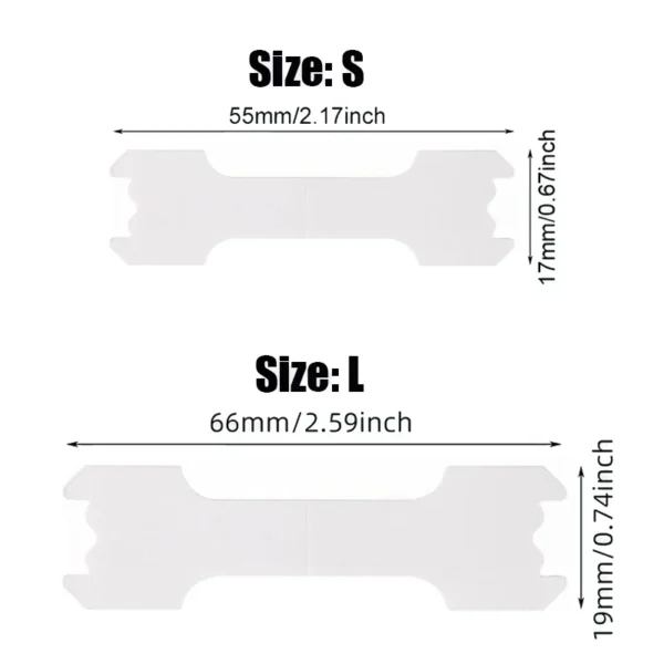 nosies juosteles breathease dydis