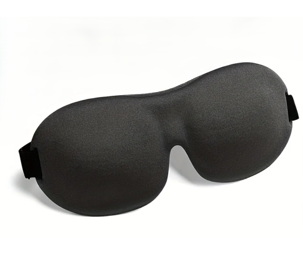 Juoda 3D miego kaukė „Deep Rest“