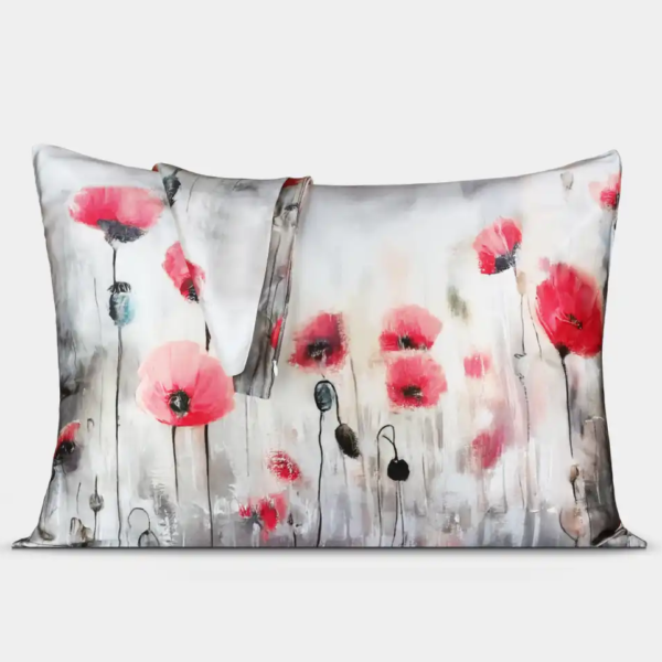 Šilkinis pagalvės užvalkalas POPPY MORNING, 19 momų (M/M)